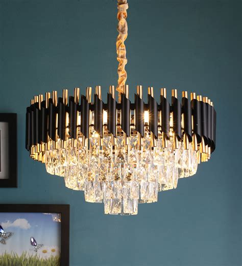 black fendi crystal chadelier|black crystal chandelier.